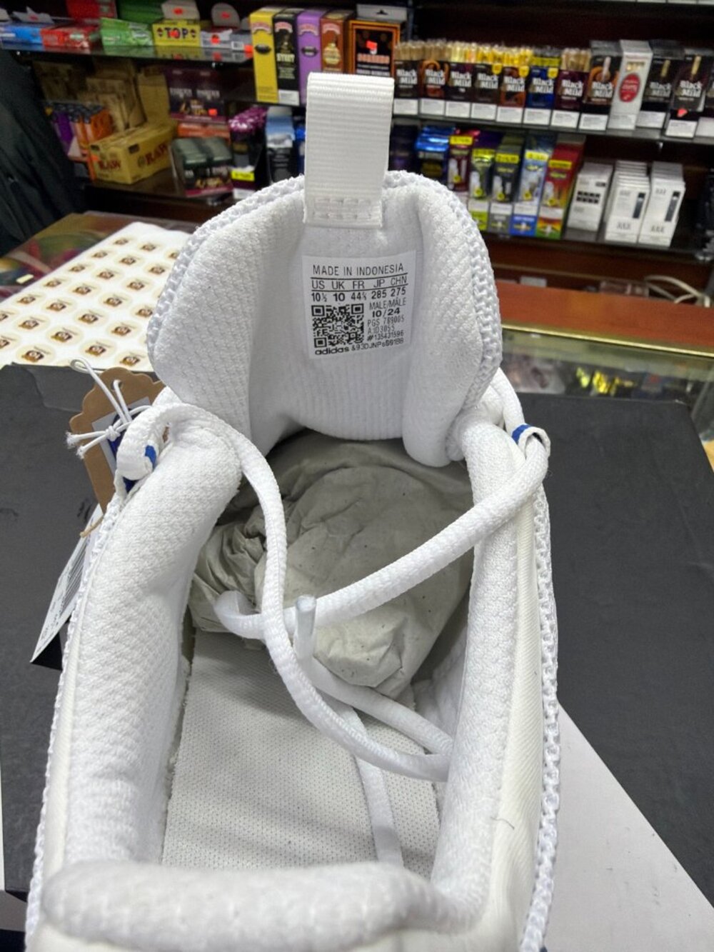 adidas Racer TR23 White Blue Mens 10.5 ID3055